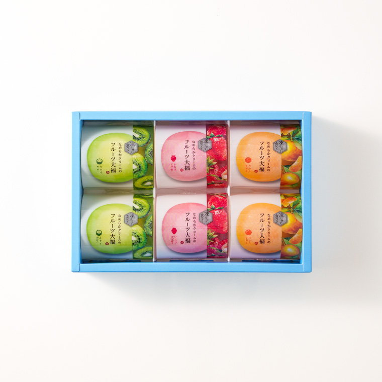 スイーツ 中島大祥堂 ひととえ 凍らせて食べるなめらかクリームのフルーツ大福 6個 Hitotoe 常温保存 個包装 フルーツ クリーム 大福 和スイーツ 送料無料