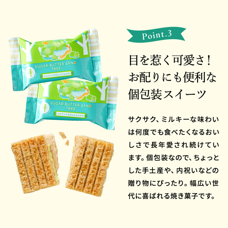 お菓子 ギフト スイーツ 期間限定 シュガーバターサンドの木 シャインマスカットショコラ 7個入 シュガーバターの木 定番 個包装 まとめ買い sugar butter tree JGS