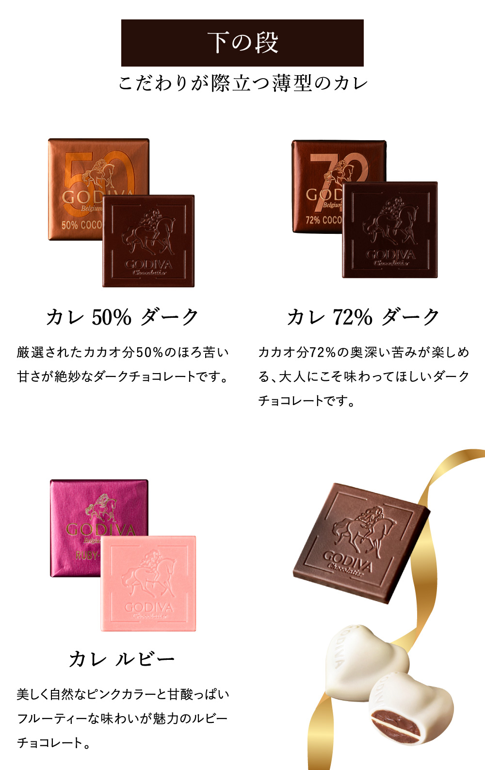 GODIVA ゴディバ グランプラス チョコレート 12粒 シャディ100周年 リト＠葉っぱ切り絵 210501 / 写真入り メッセージカード無料