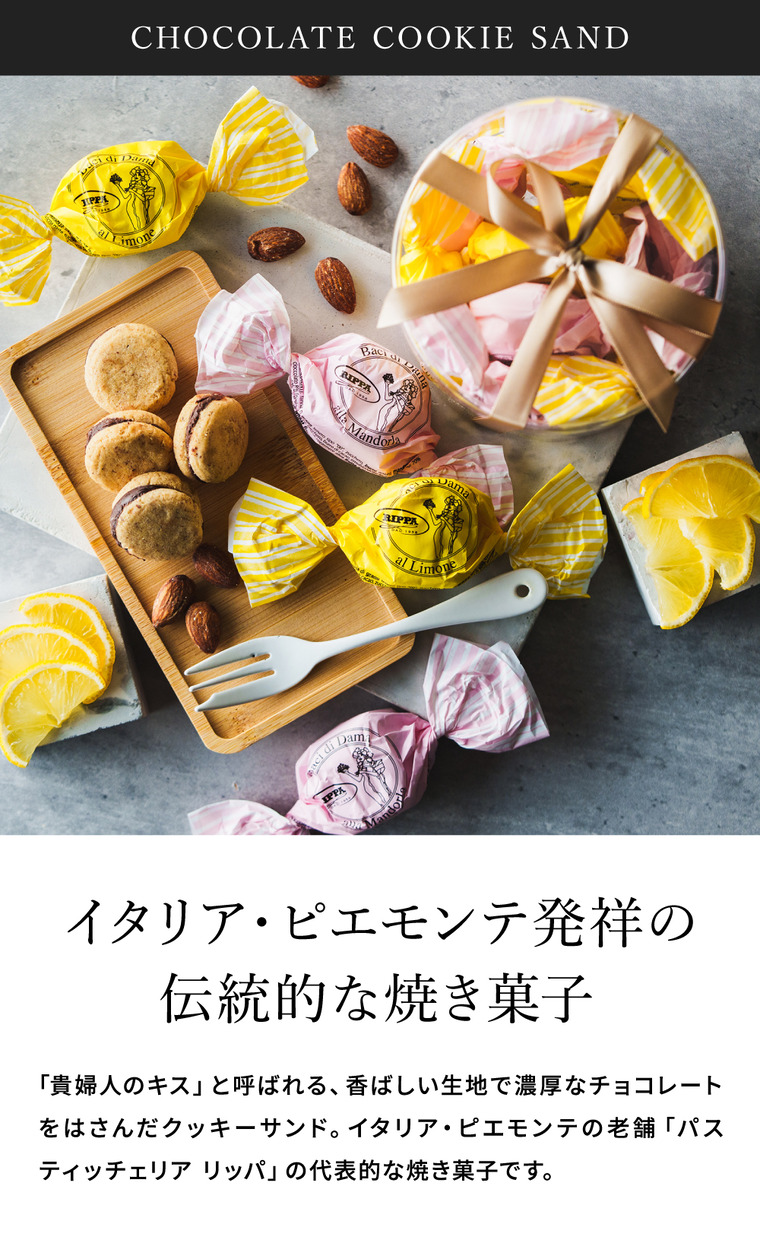 DEAN & DELUCA ディーンアンドデルーカ クーラーバッグSとチョコサンドクッキーのセット パスティチェリア リッパ バーチ・ディ・ダーマ のし包装メッセージカード不可 保冷バッグ 送料無料