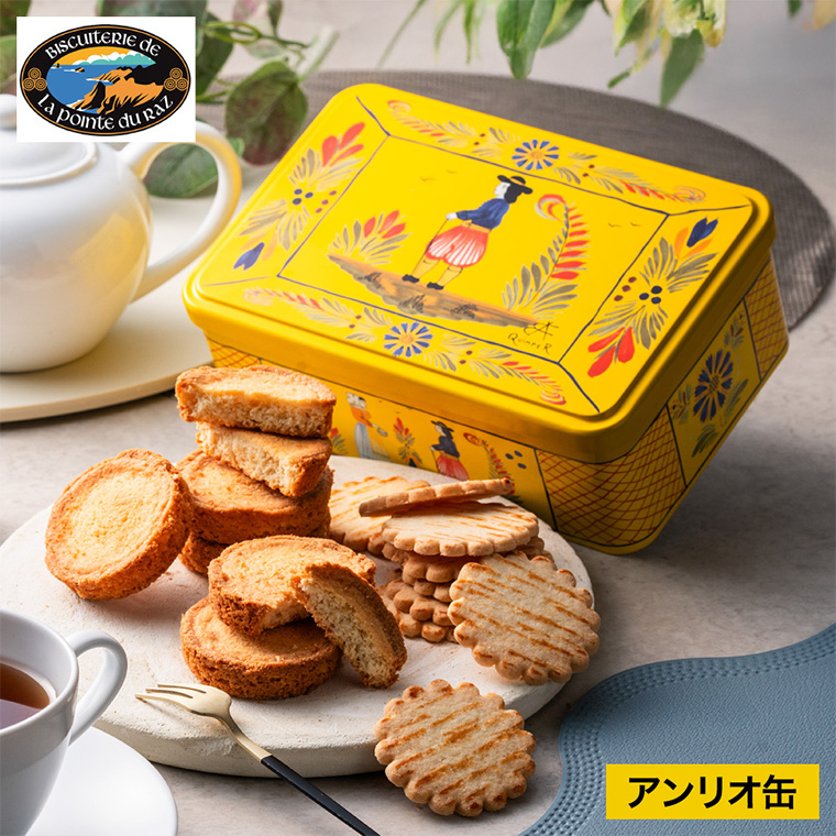 お菓子 ギフト ル ブルターニュ ガレット バタービスケット アンリオ缶 / のし包装不可  Le Bretagne 洋菓子 焼菓子 個包装 お取り寄せ JGS