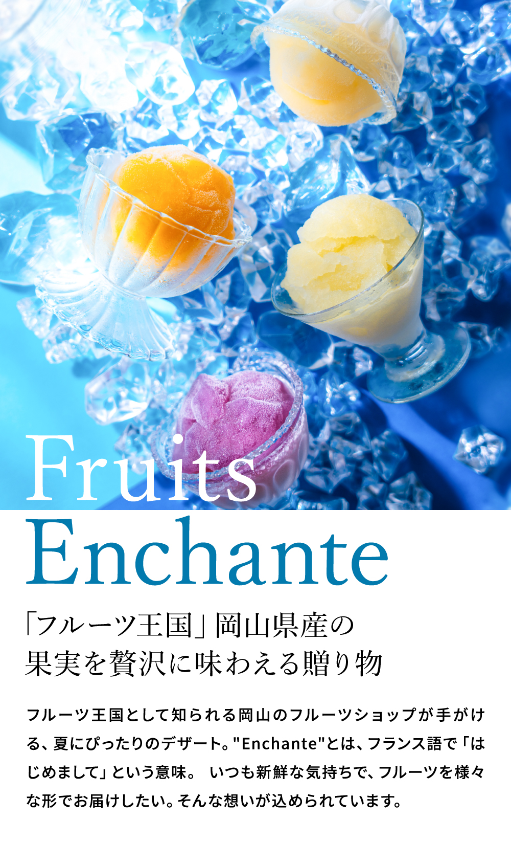 氷美果 凍らせて食べるゼリー