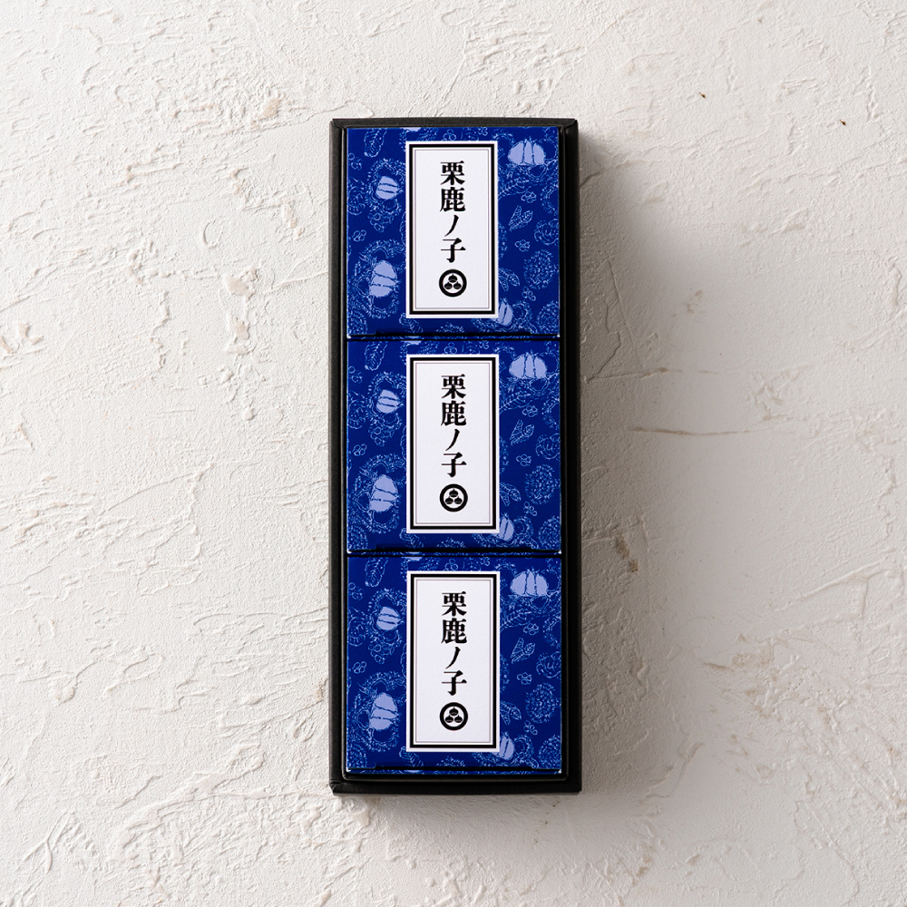 小布施堂 栗鹿ノ子ミニ3個入 栗菓子 栗かの子 栗かのこ 栗あん 栗きんとん 写真入り メッセージカード無料