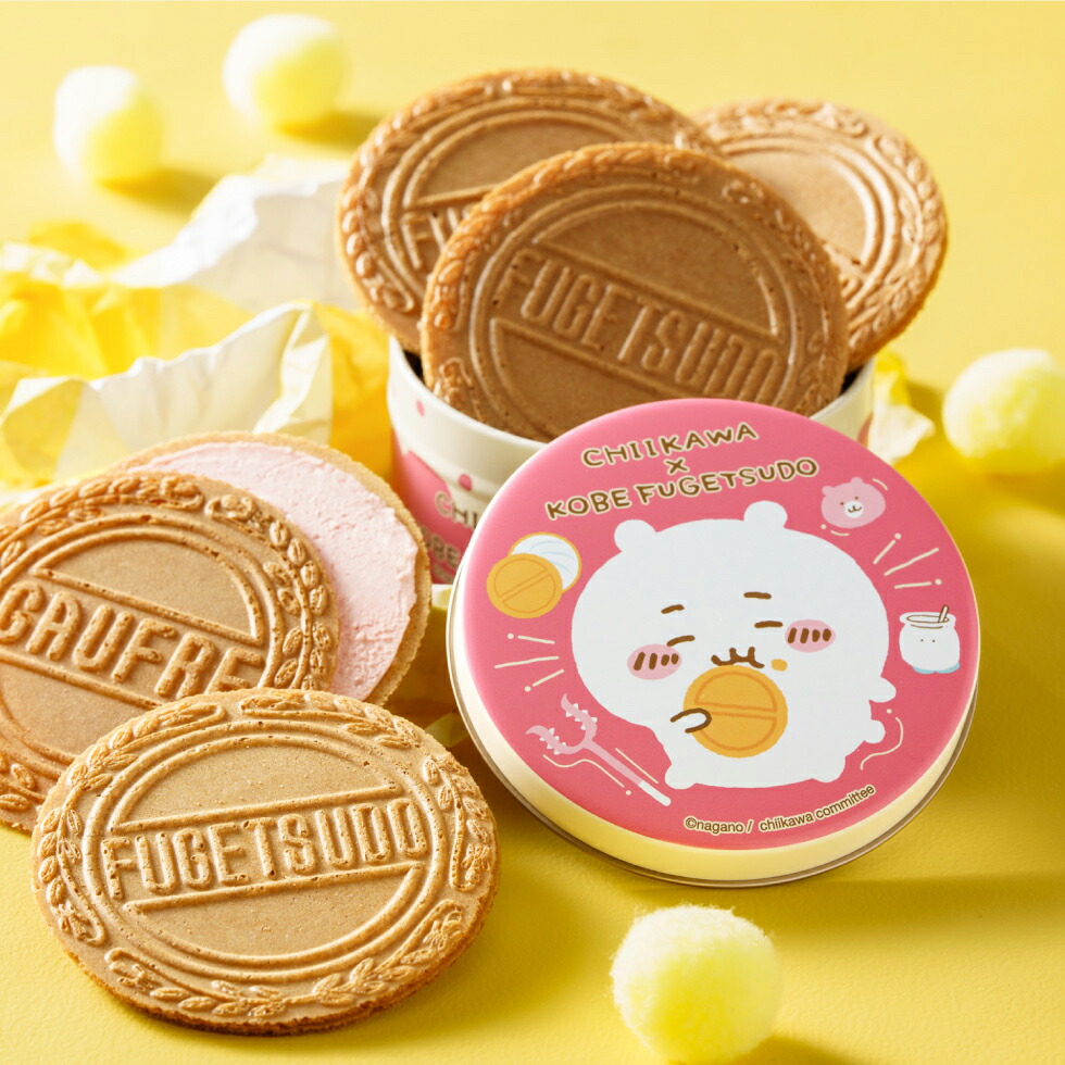 お歳暮 冬ギフト 神戸風月堂 ちいかわ ミニゴーフル 3缶入