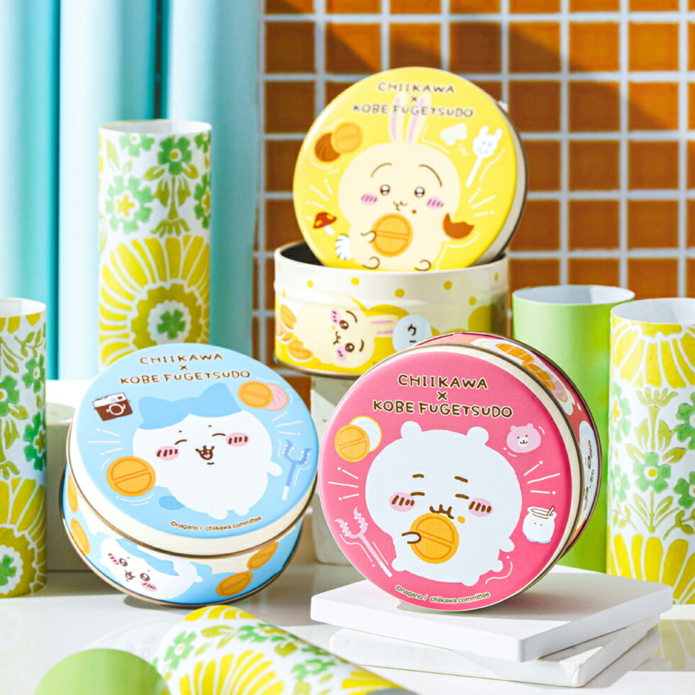 お歳暮 冬ギフト 神戸風月堂 ちいかわ ミニゴーフル 3缶入