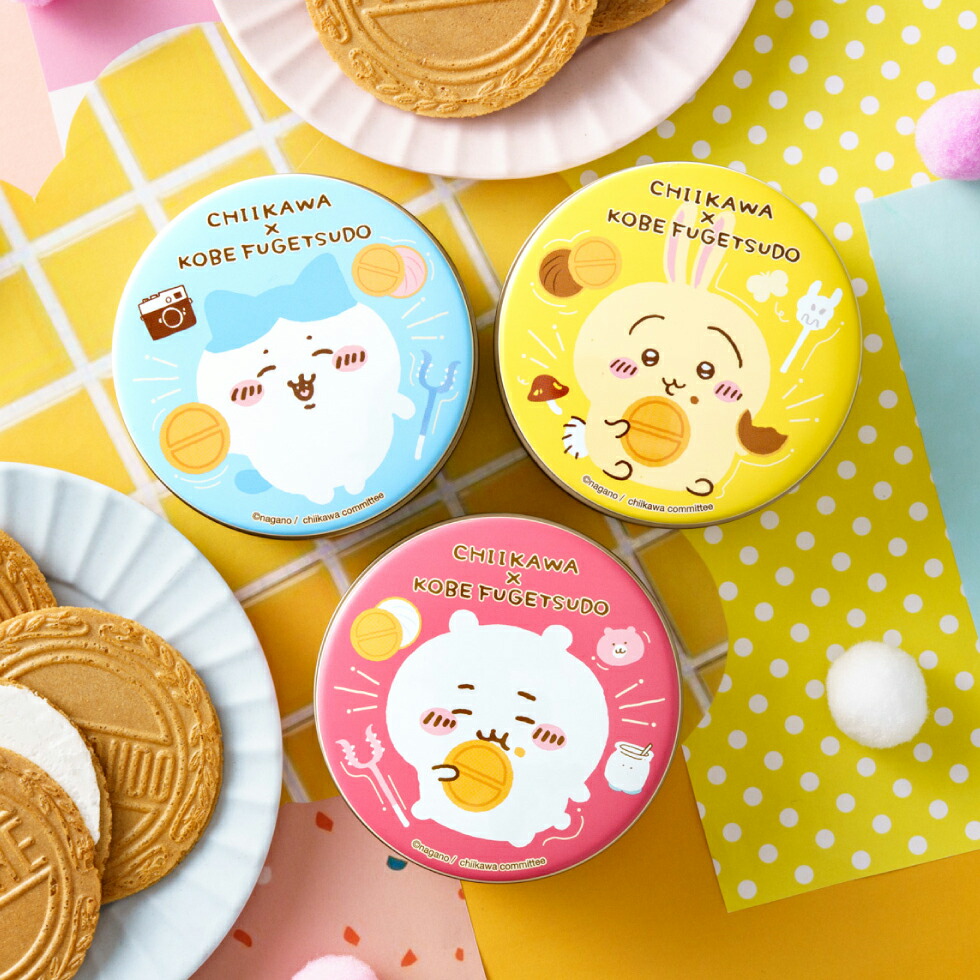 お歳暮 冬ギフト 神戸風月堂 ちいかわ ミニゴーフル 3缶入