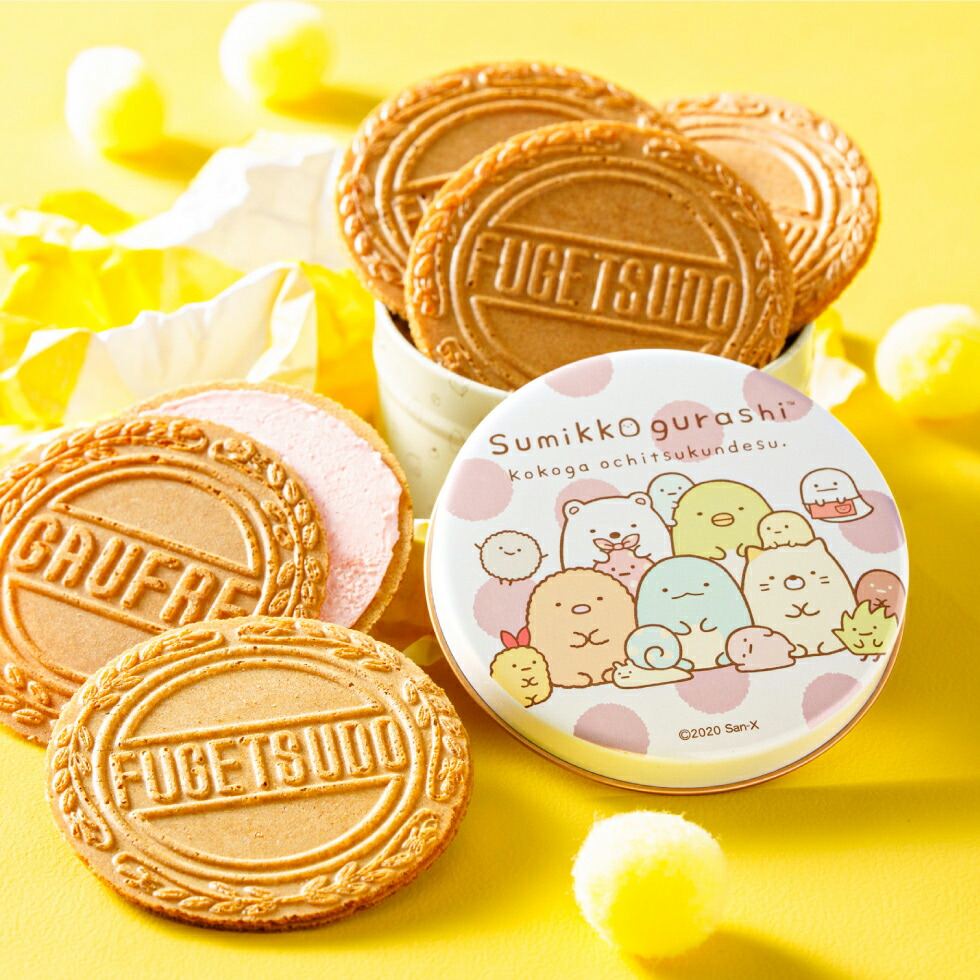 お歳暮 冬ギフト 神戸風月堂 すみっコぐらし ミニゴーフル 3缶入