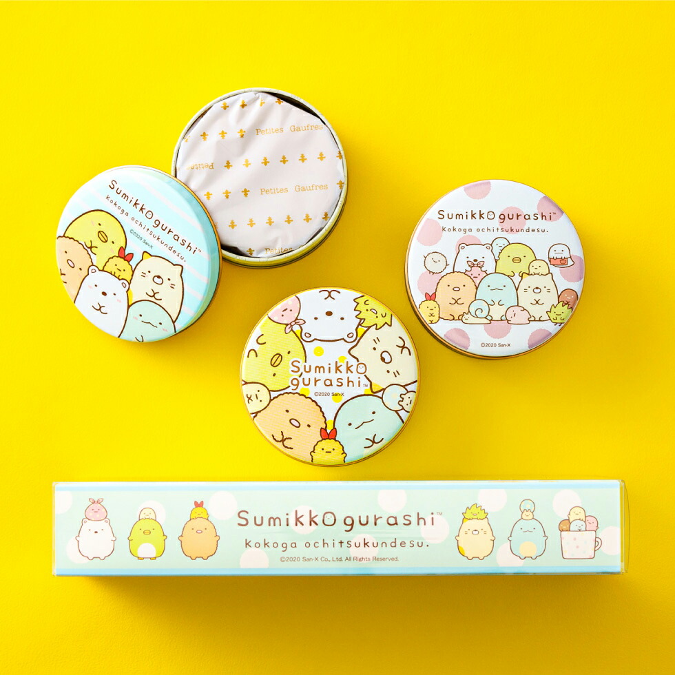 お歳暮 冬ギフト 神戸風月堂 すみっコぐらし ミニゴーフル 3缶入