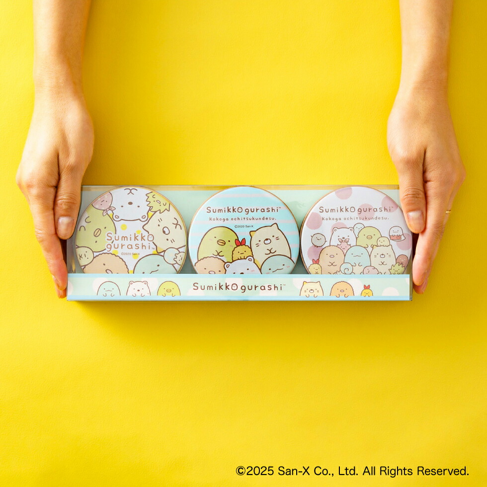 お歳暮 冬ギフト 神戸風月堂 すみっコぐらし ミニゴーフル 3缶入