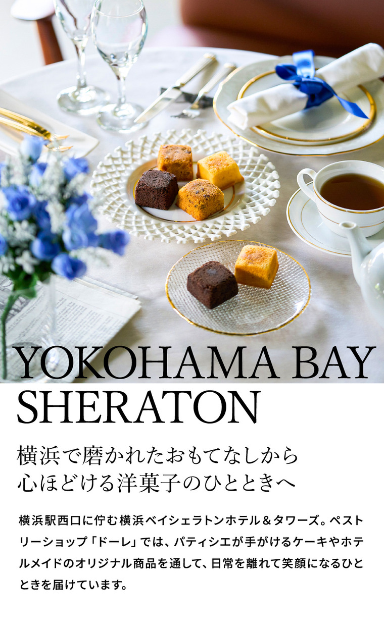 横浜ベイシェラトン ホテル&タワーズ ガトーキューブセレクション 6個 YBS-BCR