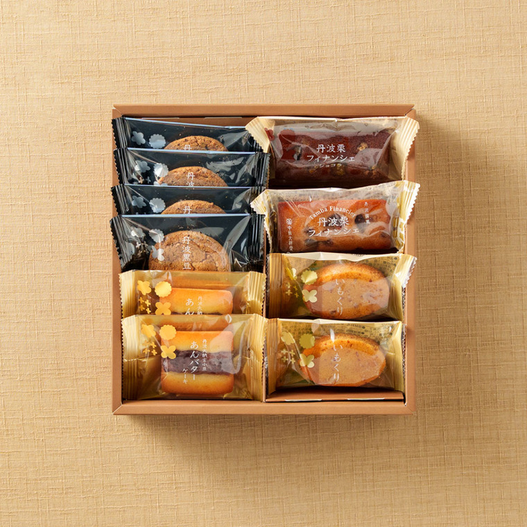 中島大祥堂 丹波焼菓子詰合せ 10個 / 焼き菓子 和洋菓子 個包装 丹波栗 栗 栗スイーツ マロン 黒豆 大納言小豆