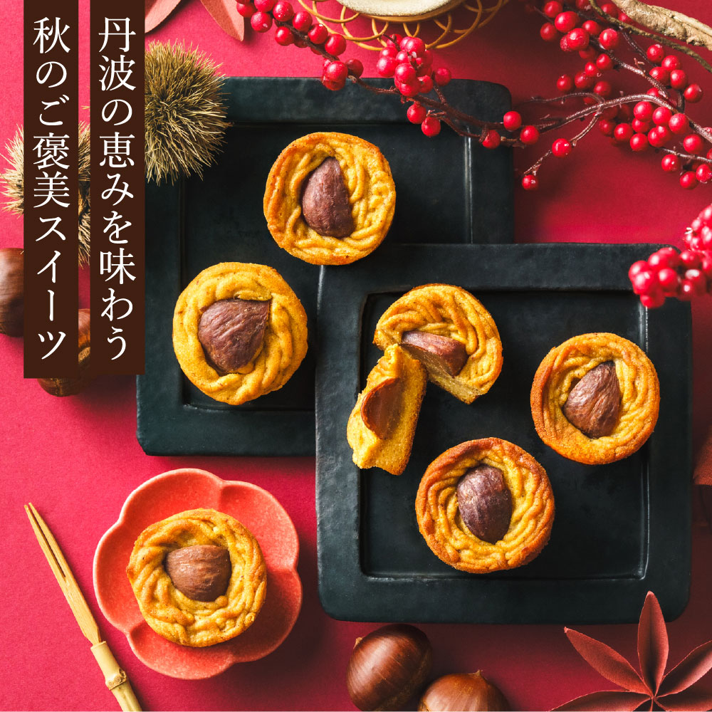 中島大祥堂 丹波栗の焼きモンブラン 6個入 / 焼き菓子 和洋菓子 個包装 丹波栗 栗 栗スイーツ マロン