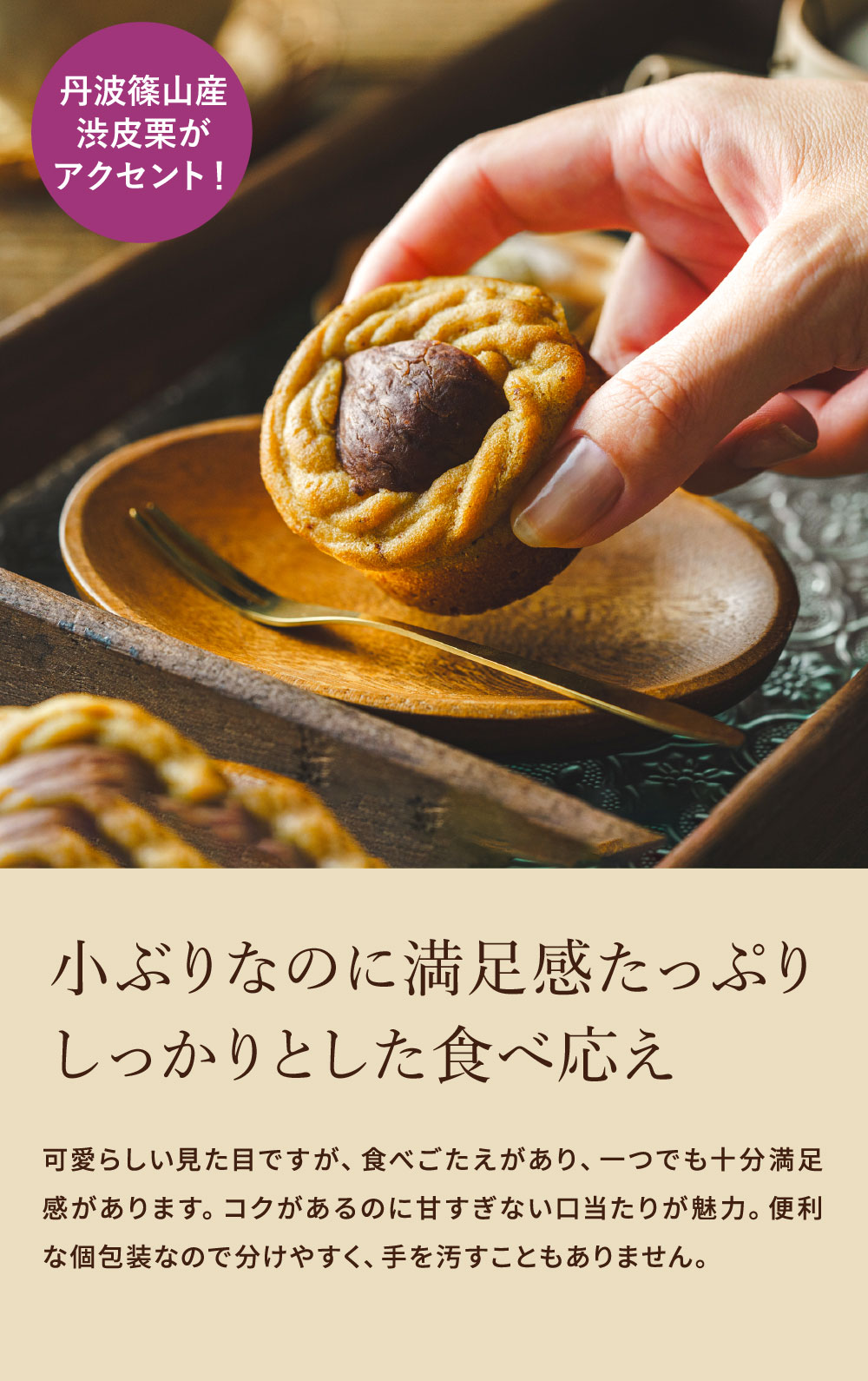 中島大祥堂 丹波栗の焼きモンブラン 6個入 / 焼き菓子 和洋菓子 個包装 丹波栗 栗 栗スイーツ マロン