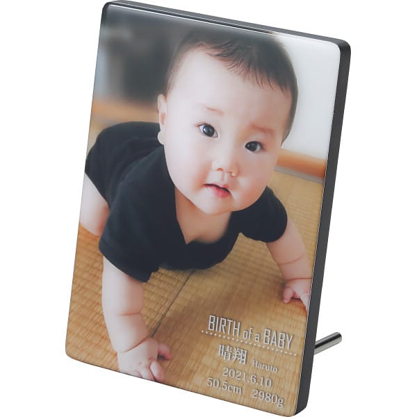 クリスタルフォトパネル Ｓ（お仕立て券）| 『内祝い』『出産内祝い』