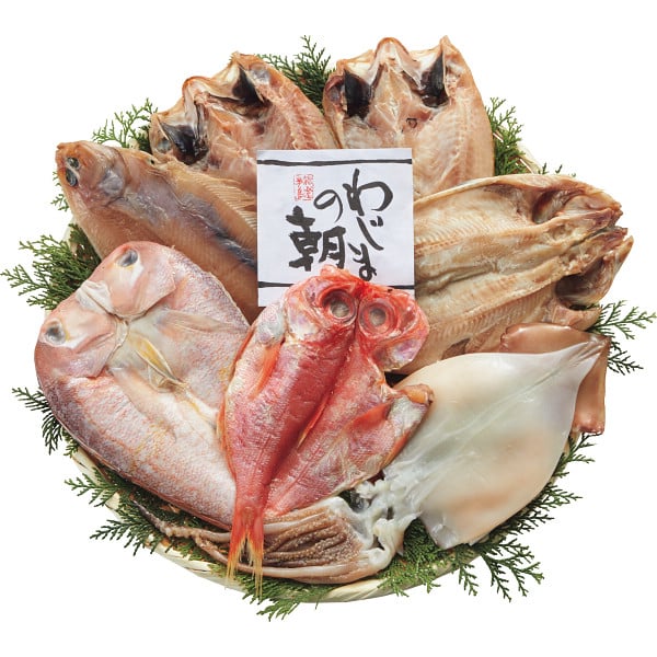 わじまの朝 のどぐろ開き入り干物６種７枚セット 送料無料 メーカー直送 （冷凍）| 『内祝い』『出産内祝い』