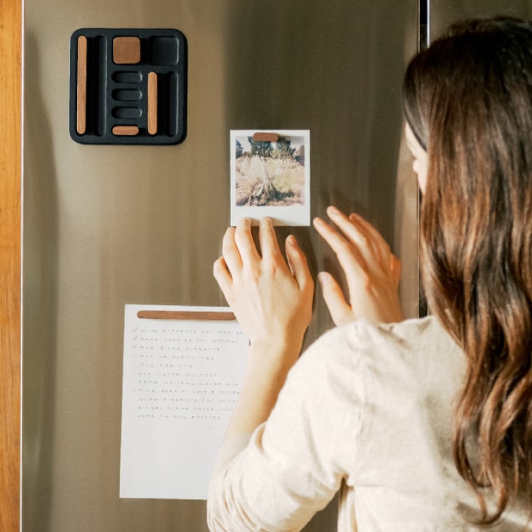 マグネットセット アプト ウォールナット 山崎実業 APTO 10493 送料無料