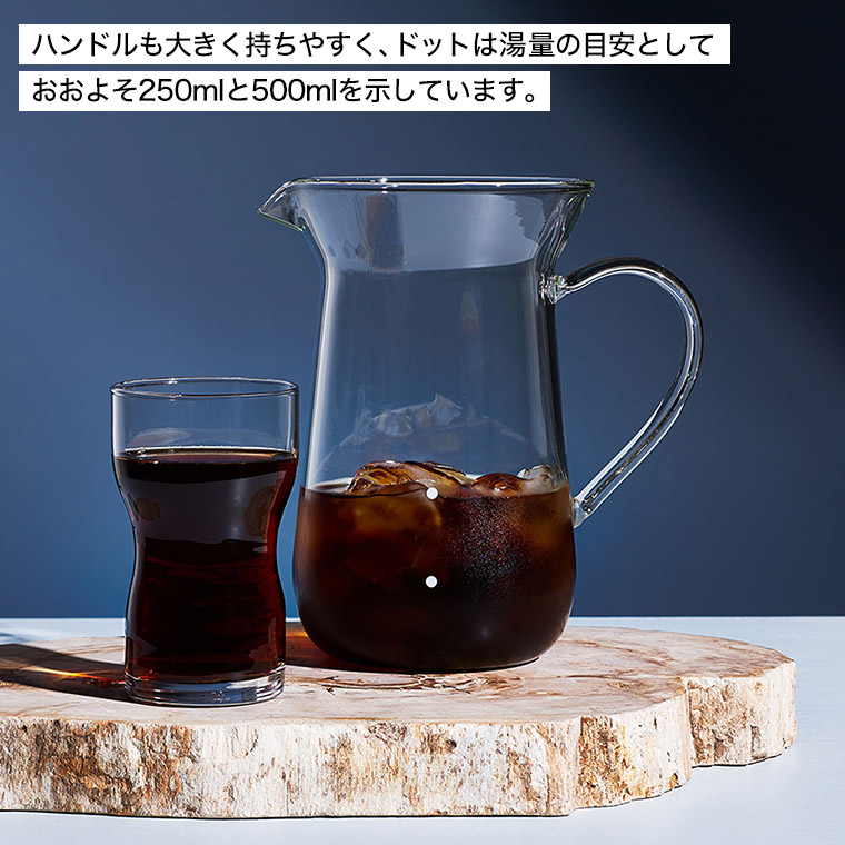 コーヒーフィルター コーヒーサーバー cores コレス チタンコーンフィルター＆サーバー C761GY 2～4杯 500ml