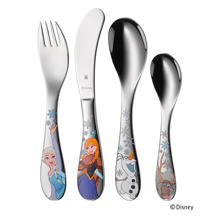 WMF ディズニー Disney アナと雪の女王 カトラリー 4Pセット 送料無料 / スプーン フォーク 出産祝い 誕生日 プレゼント 贈り物 ギフト 内祝い お返し| 『内祝い』『出産内祝い』