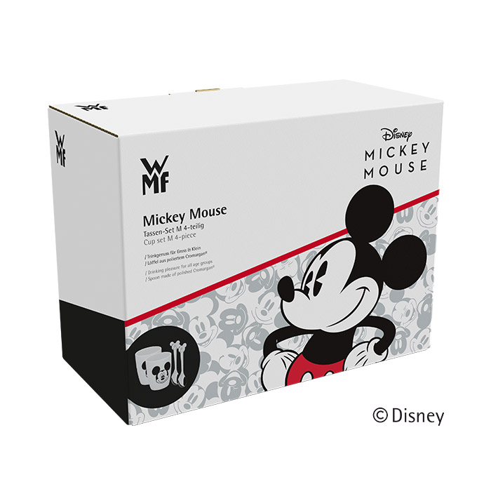 WMF ディズニー Disney ミッキーマウス マグカップ 4Pセット/ スプーン 