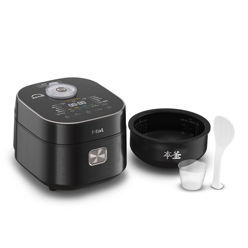 ティファール 炊飯器 5.5合 IH式 遠赤外線 ザ・ライス メタリック 