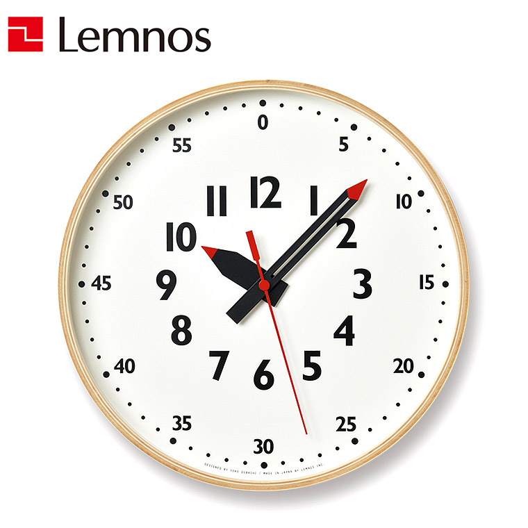 掛け時計 タカタレムノス Lemnos レムノス fun pun clock ふんぷんくろっく Mサイズ