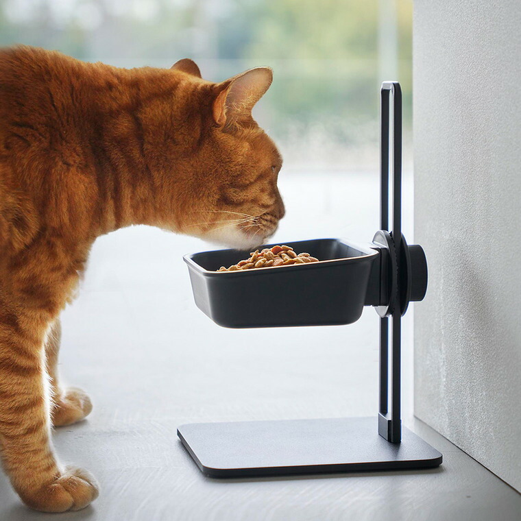 山崎実業 nooks 高さ調節ペットフードボウルスタンド ヌークス 山崎実業 tower 公式 10262 10263 ホワイト ブラック 送料無料