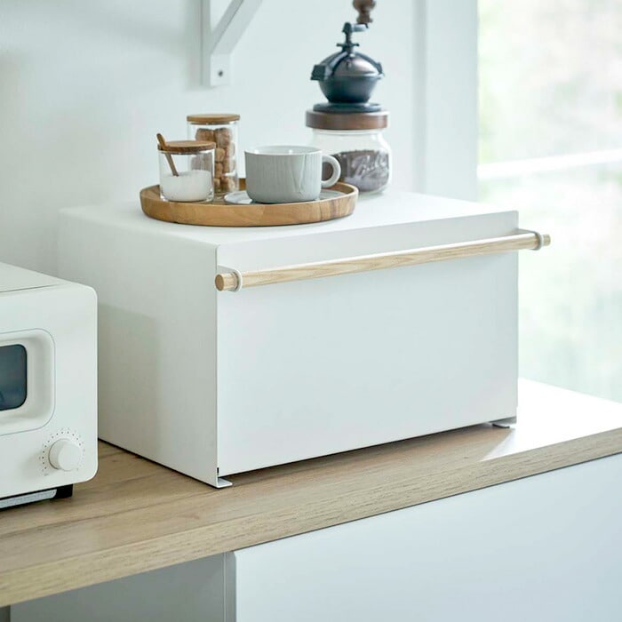 ブレッドケース トスカ 山崎実業 tosca ホワイト 4376