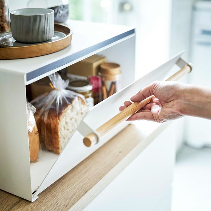 ブレッドケース トスカ 山崎実業 tosca ホワイト 4376