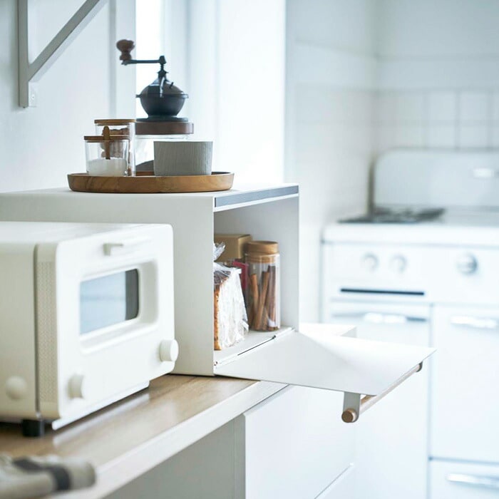 ブレッドケース トスカ 山崎実業 tosca ホワイト 4376