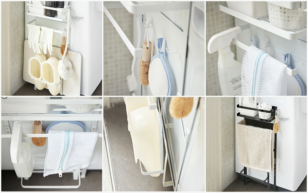 tower 洗濯機横マグネット収納ラック 直送 3307 3308