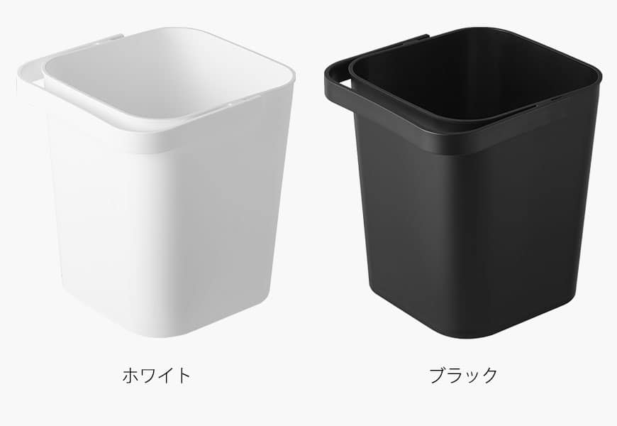 フタ付バケツ １２Ｌ タワー ] 山崎実業 tower ゴミ箱 ホワイト