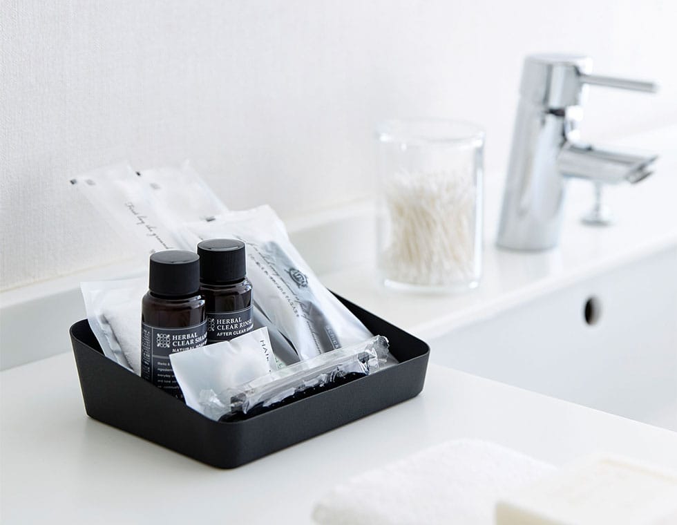 アメニティーボックス タワー 山崎実業 tower ホワイト/ブラック 4219 4220 タワーシリーズ