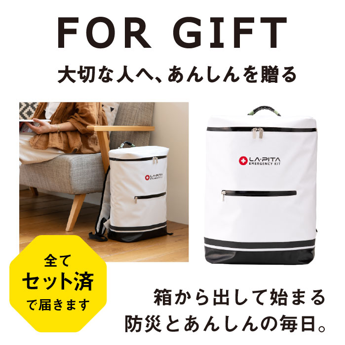 防災グッズ 防災セット ラピタ スタンダード α 送料無料(カラー