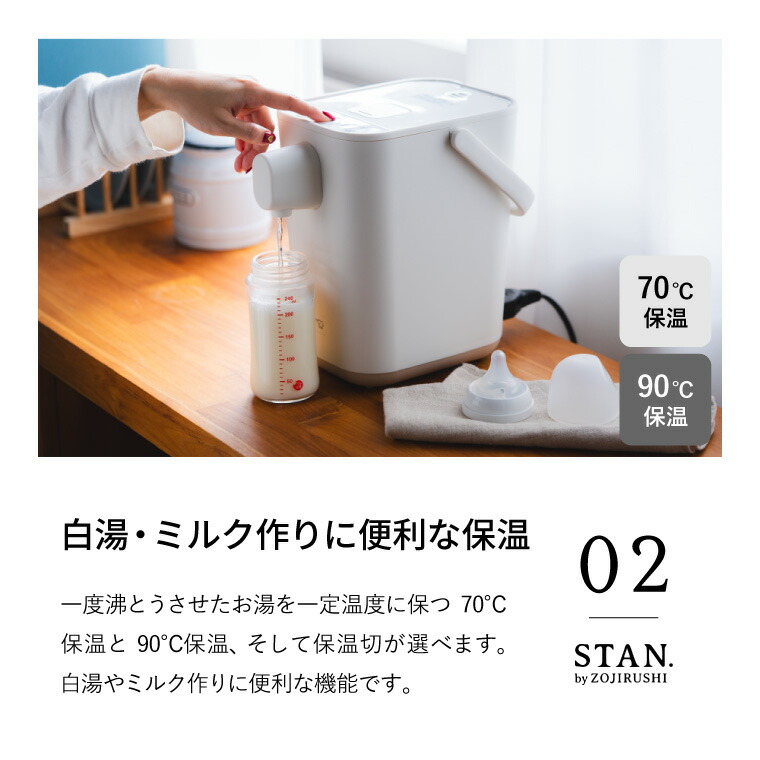 象印 スタン STAN. 電動ポット 1.2L CP-CA12-BA CP-CA12-WA  送料無料