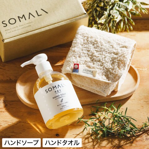送料無料 木村石鹸 SOMALI ギフトセットF ハンドソープセット