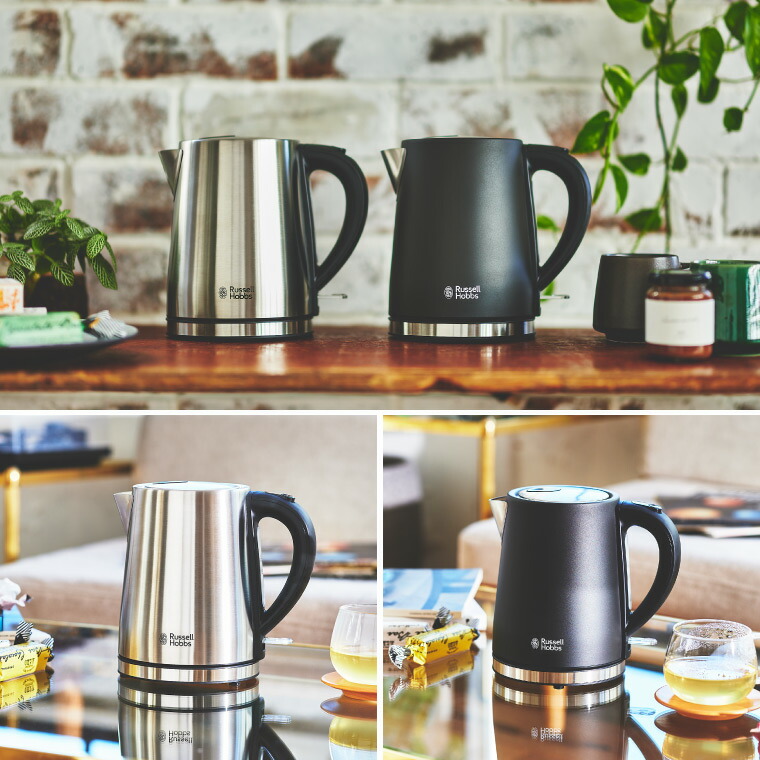 ラッセルホブス ケトル kettle ステンレス Russell Hobbs ベーシックケトル 1.0L 7013JP 7013JP-BK