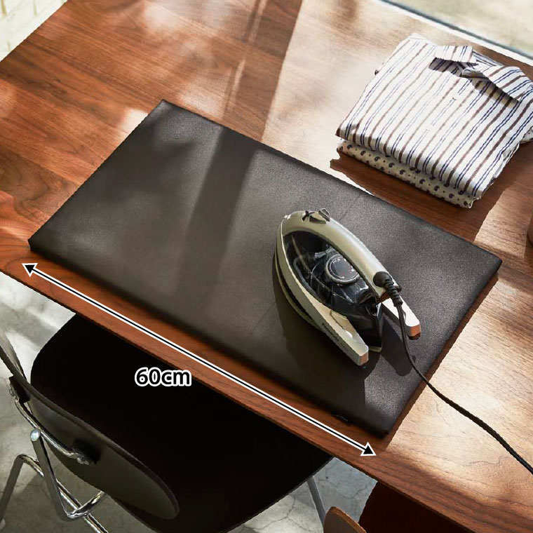 平型アイロン台 タワー 山崎実業 tower ホワイト/ブラック 卓上 コンパクト 四角 約60×36cm 1227 1228 タワーシリーズ