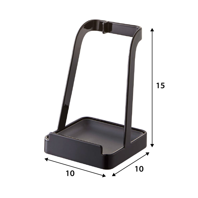 お玉＆鍋ふたスタンド タワー 山崎実業 tower ホワイト/ブラック 2248 2249 タワーシリーズ