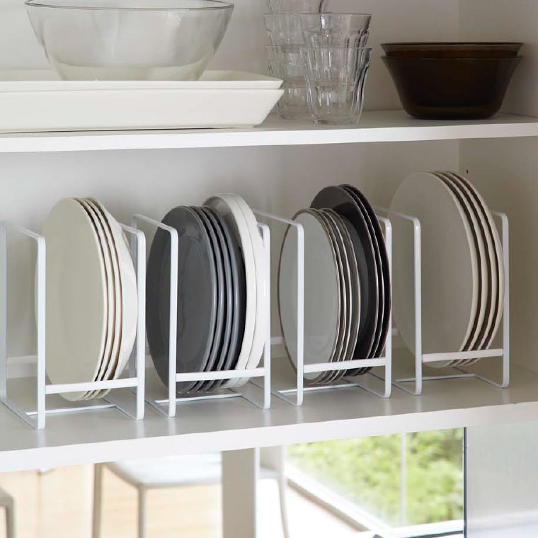 ディッシュラック Ｌ タワー 2個セット 山崎実業 tower ホワイト/ブラック 2268 2269 タワーシリーズ