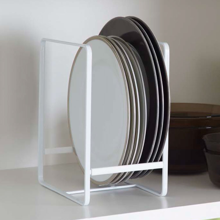 ディッシュラック Ｌ タワー 2個セット 山崎実業 tower ホワイト/ブラック 2268 2269 タワーシリーズ