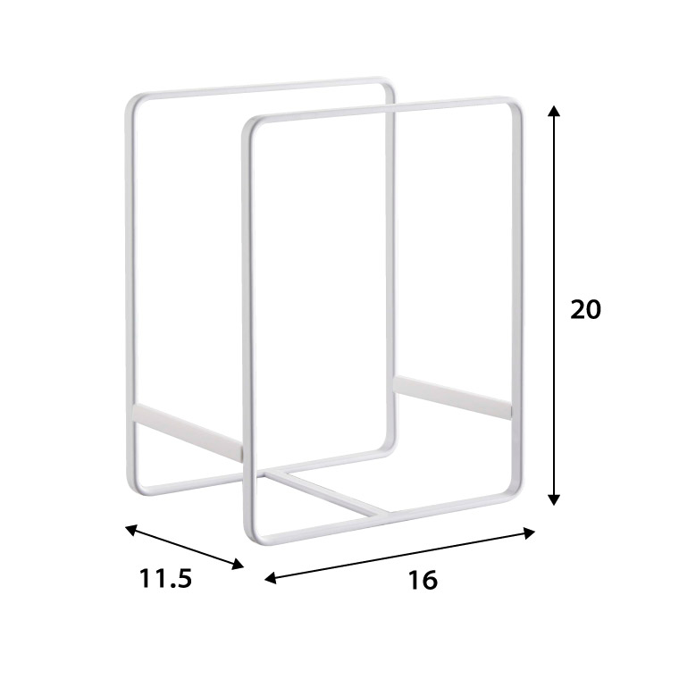 ディッシュラック Ｌ タワー 2個セット 山崎実業 tower ホワイト/ブラック 2268 2269 タワーシリーズ