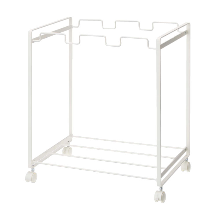 分別ダストワゴン ３分別 タワー 山崎実業 tower ゴミ箱 ホワイト/ブラック 2272 2273 タワーシリーズ