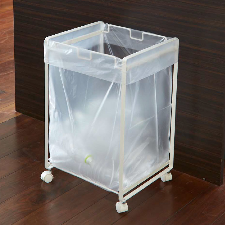 分別ダストワゴン ２分別 タワー 山崎実業 tower ゴミ箱 ホワイト/ブラック 2274 2275 タワーシリーズ