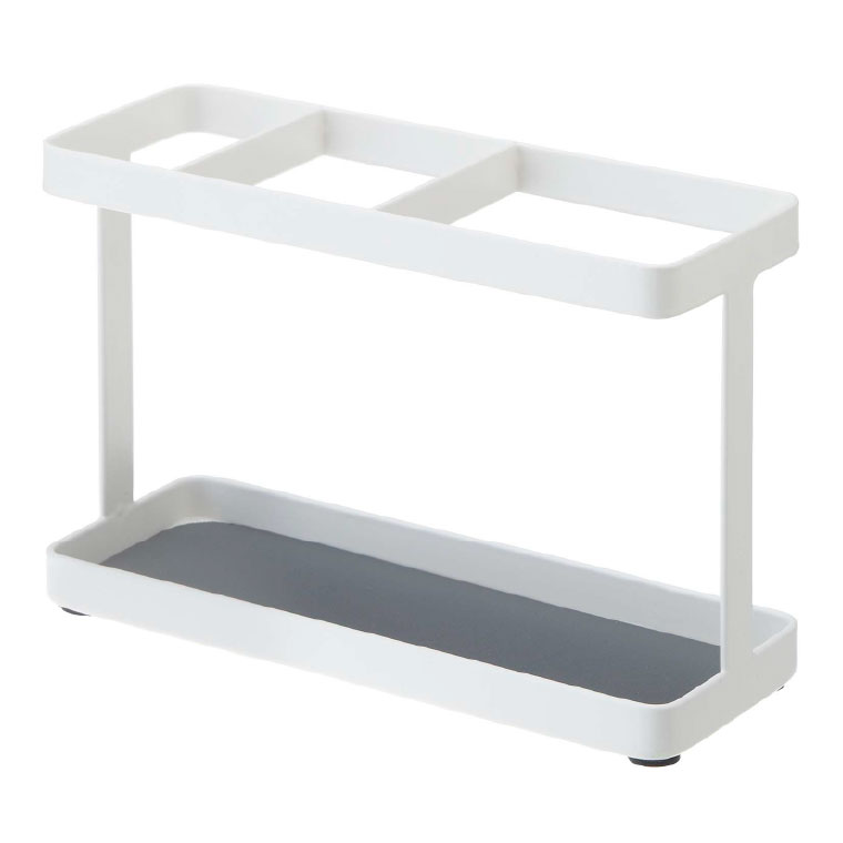 ドライヤー＆ヘアーアイロンスタンド タワー 山崎実業 tower ホワイト/ブラック 2284 2285 タワーシリーズ