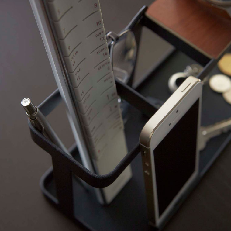 デスクバー タワー 山崎実業 tower ホワイト/ブラック 2299 2300 タワーシリーズ