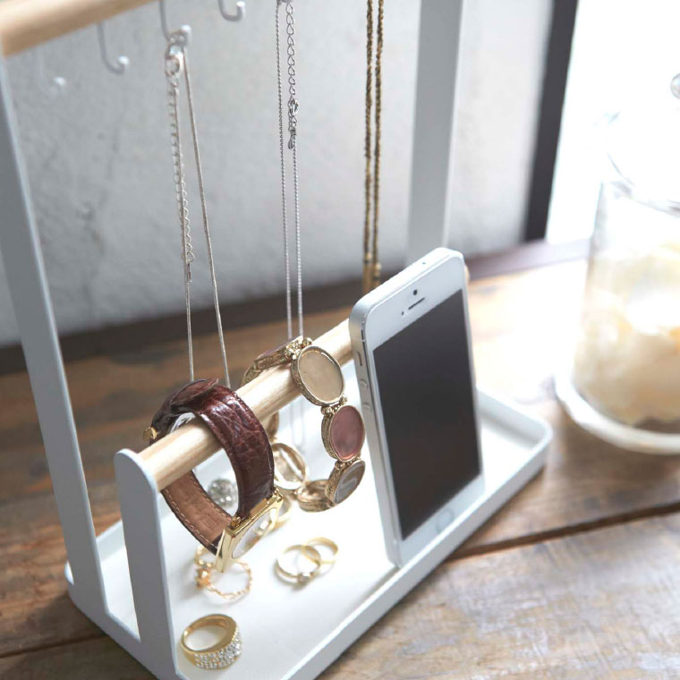 アクセサリースタンド トスカ 山崎実業 tosca ホワイト 2311 タワーシリーズ