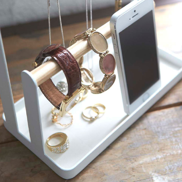 アクセサリースタンド トスカ 山崎実業 tosca ホワイト 2311 タワーシリーズ