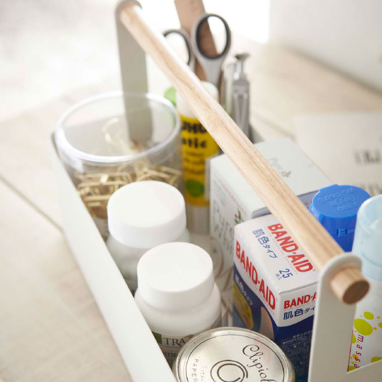 ツールボックス Ｌ トスカ 山崎実業 tosca ホワイト 2312 タワーシリーズ