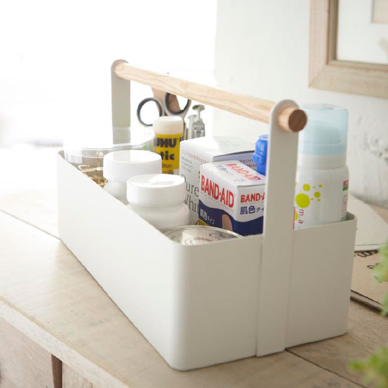 ツールボックス Ｌ トスカ 山崎実業 tosca ホワイト 2312 タワーシリーズ