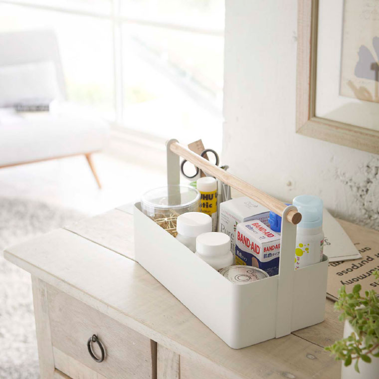 ツールボックス Ｌ トスカ 山崎実業 tosca ホワイト 2312 タワーシリーズ